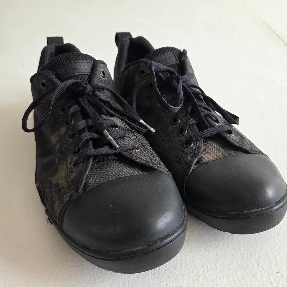 Altama Maritime Assault Low Black Camo Tactical Sneakers Size 12 US 46 EU